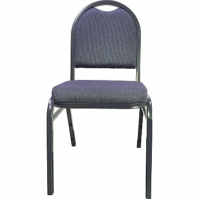 Lorell Round-Back Upholstered Stack Chairs (LLR62514)