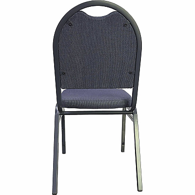 Lorell Round-Back Upholstered Stack Chairs (LLR62514)