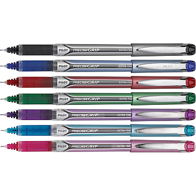 Pilot Precise Grip Extra-Fine Capped Rolling Ball Pens (PIL28864)