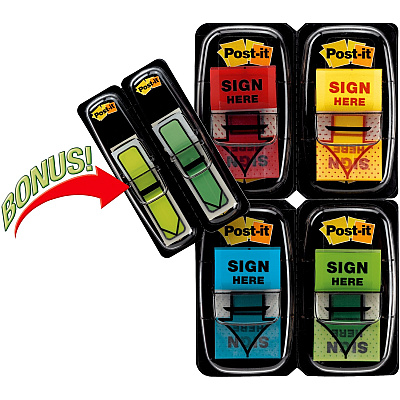 Post-it Message Flag Value Pack (MMM680SH4VA)