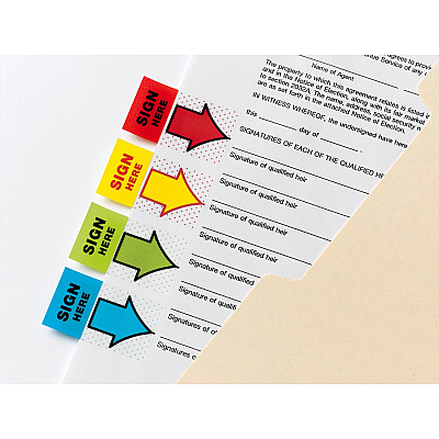 Post-it Message Flag Value Pack (MMM680SH4VA)