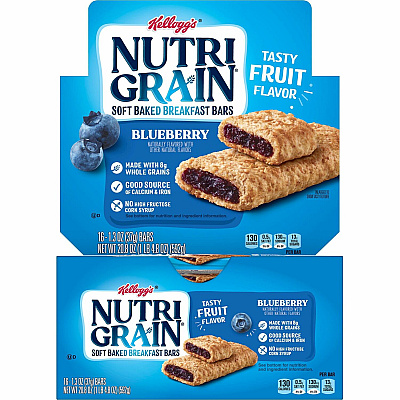 Kellogg's Nutri-Grain Bar Blueberry (KEB35745)