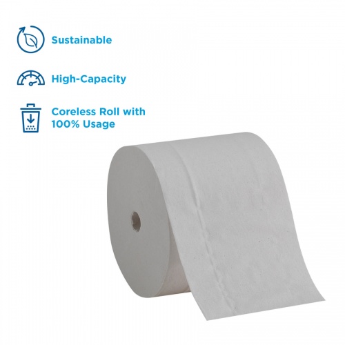 Compact Coreless Recycled Toilet Paper (19375)