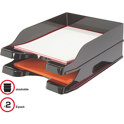deflecto DocuTray Multi-Directional Stacking Tray (DEF63904)