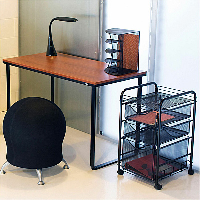 Safco Onyx Mesh Corner Organizer (SAF3261BL)