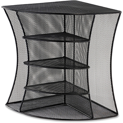 Safco Onyx Mesh Corner Organizer (SAF3261BL)