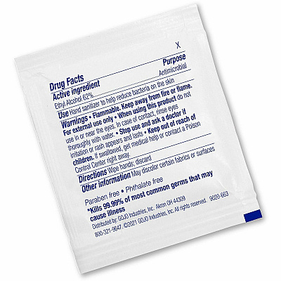 PURELL On-the-go Sanitizing Hand Wipes (GOJ902210BX)