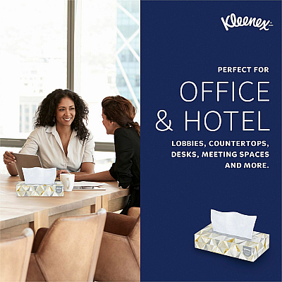 Kleenex Professional Facial Tissue for Business - Flat Box (KCC03076)