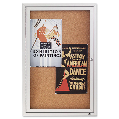 Quartet Enclosed Bulletin Board for Indoor Use (QRT2363)