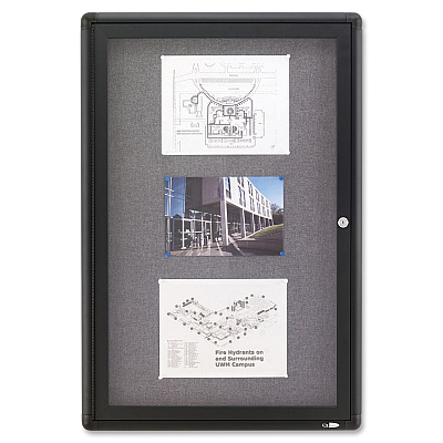 Quartet Enclosed Bulletin Board (QRT2363L)