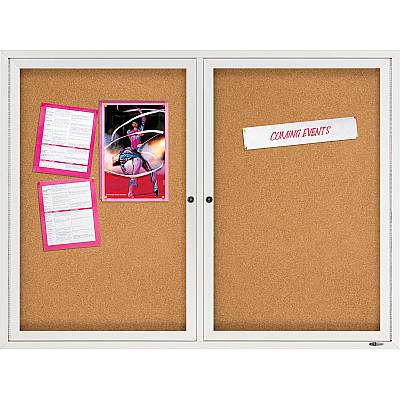 Quartet Enclosed Bulletin Board for Indoor Use (QRT2364)