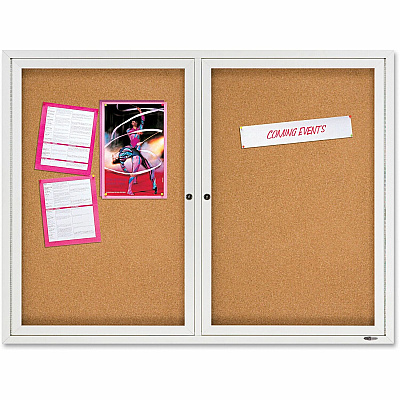 Quartet Enclosed Bulletin Board for Indoor Use (QRT2364)