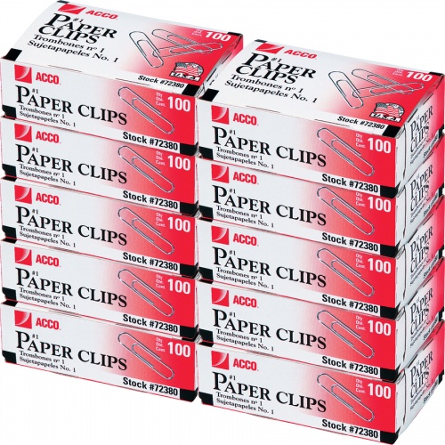 ACCO Premium Paper Clips (72380)
