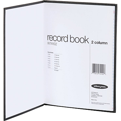 Wilson Jones 74100 2-Column Account Book (WLJ74102)