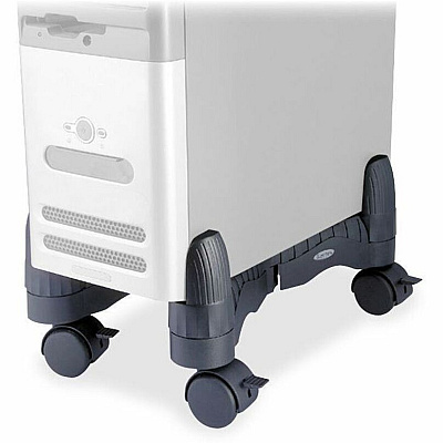 Kantek Mobile CPU Stand Slim Sleek Design Adjustable for Range of CPUs (KTKCS200B)