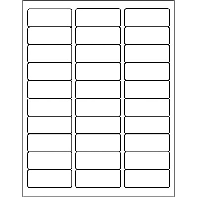 MACO White Laser/Ink Jet Address Label (MACML3000B)