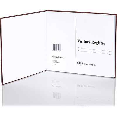 Wilson Jones Visitors Register Book (WLJS490)