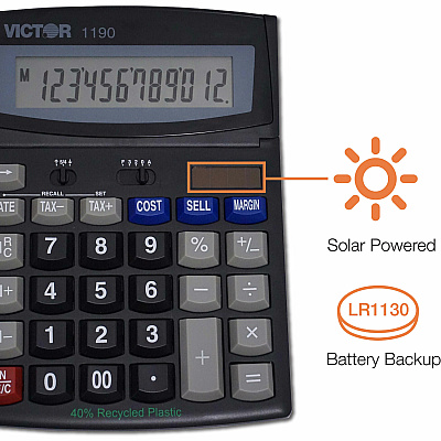 Victor 1190 Desktop Display Calculator
