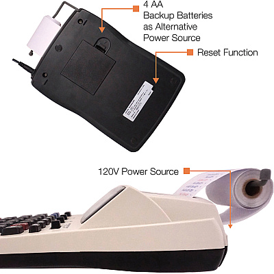 Victor 1208-2 12 Digit Compact Commercial Printing Calculator