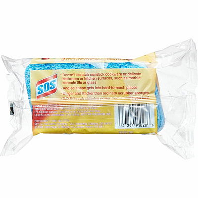 S.O.S... S.O.S.. All Surface Scrubber Sponge (CLO91028)