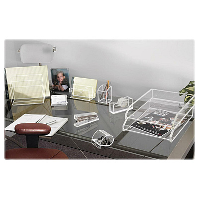 Kantek Acrylic Double Letter Tray (KTKAD15)