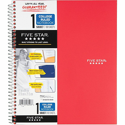 Five Star Wirebound Notebooks (MEA06206)