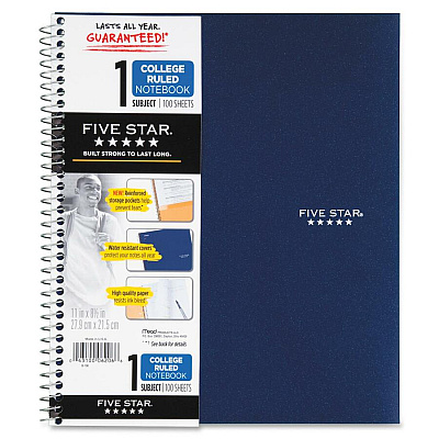 Five Star Wirebound Notebooks (MEA06206)