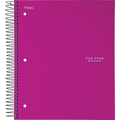 Mead Five-Star Wirebound 5-Subject Notebook (MEA06208)