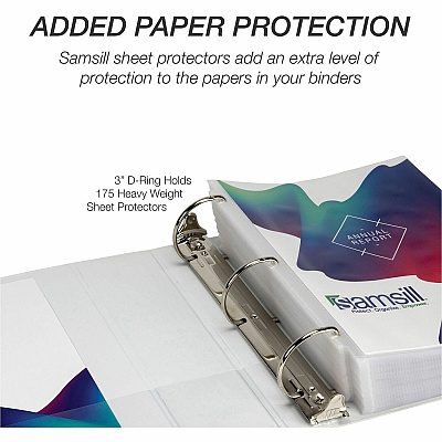 Samsill Insertable D-Ring Binder (16487)