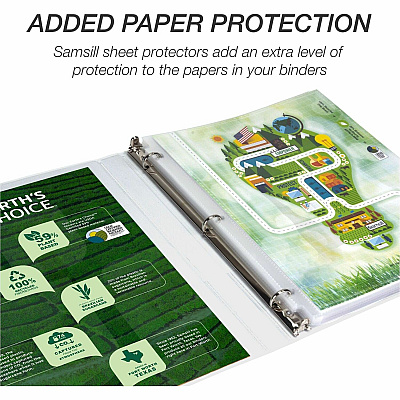 Samsill Earth's Choice Plant-based Durable View Binder (SAM18917)