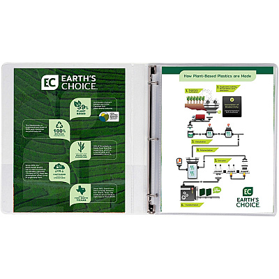 Samsill Earth's Choice Plant-based Durable View Binder (SAM18917)