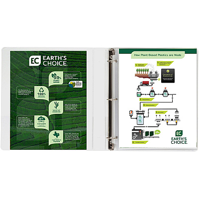 Samsill Earth's Choice Plant-based Durable View Binder (SAM18937)