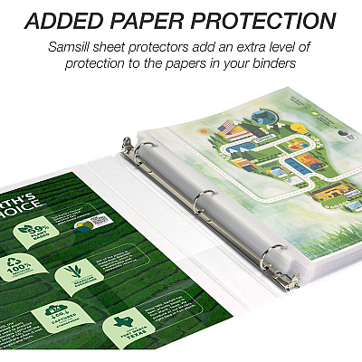 Samsill Earth's Choice Plant-based Durable View Binder (SAM18937)