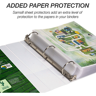 Samsill Earth's Choice Plant-based Durable View Binder (SAM18967)