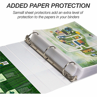 Samsill Earth's Choice Plant-based Durable View Binder (SAM18987)