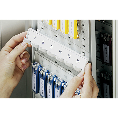 Durable Brushed Aluminum Keyed Lock 36-Key Cabinet (DBL195223)