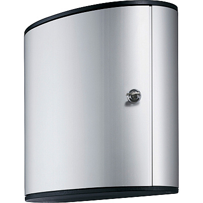Durable Brushed Aluminum Keyed Lock 36-Key Cabinet (DBL195223)