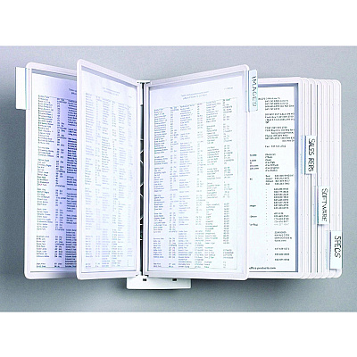 Durable SHERPA Wall Mounted Reference Display System (DBL554110)