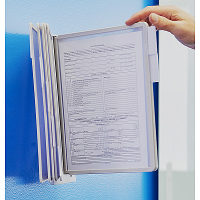 Durable SHERPA Wall Mounted Reference Display System (DBL554110)