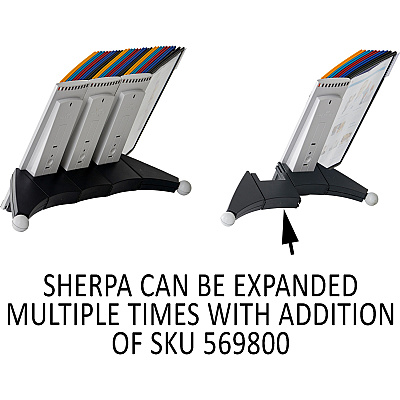 Durable SHERPA Desktop Reference Display System (DBL554200)