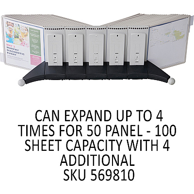 Durable SHERPA Desktop Reference Display System (DBL554210)