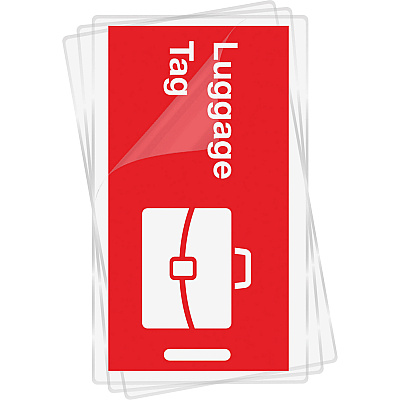 Fellowes Luggage Tag Glossy Laminating Pouches (FEL52034)