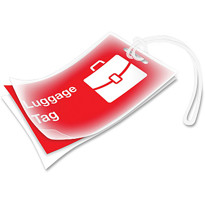 Fellowes Luggage Tag Glossy Laminating Pouches (FEL52034)