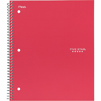 Five Star Wirebound 1-subject Notebook (MEA72017)