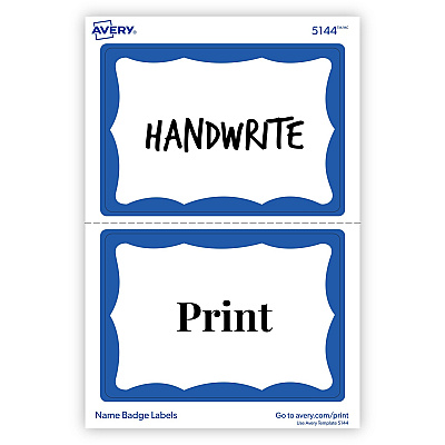 Avery Border Print or Write Name Tags (AVE5144)