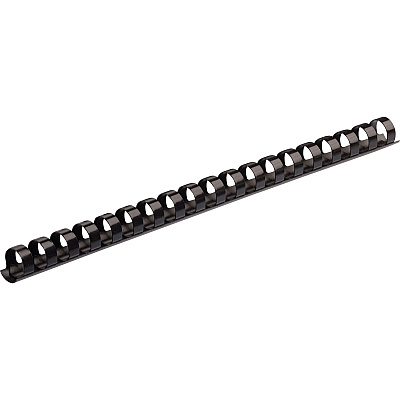 Fellowes Plastic Binding Combs - Black, 5/8" Diameter (FEL52327)