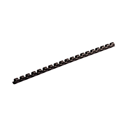 Fellowes Plastic Binding Combs - Black, 1/4" Diameter (52366)