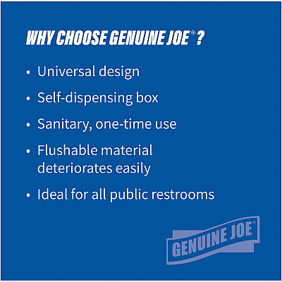 Genuine Joe Half-fold Toilet Seat Covers (GJO10150)