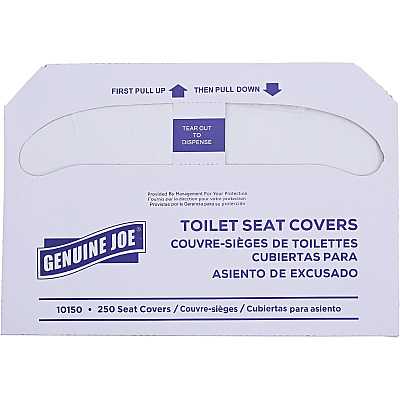 Genuine Joe Half-fold Toilet Seat Covers (GJO10150)