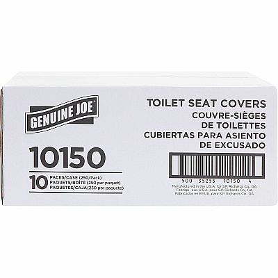 Genuine Joe Half-fold Toilet Seat Covers (GJO10150)